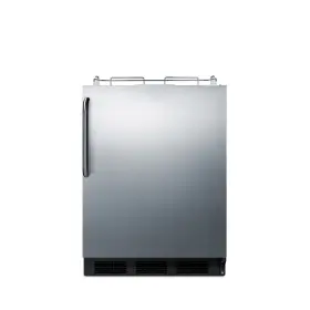 Sbc58blbicssadank Summit Commercial 24 Inch Wide Built-in Kegerator Ada Compliant
