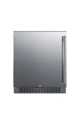 Ff27bcssadalhd Summit 27 Inch Wide Built-in Undercounter Ada Compliant All-refrigerator With Stainless