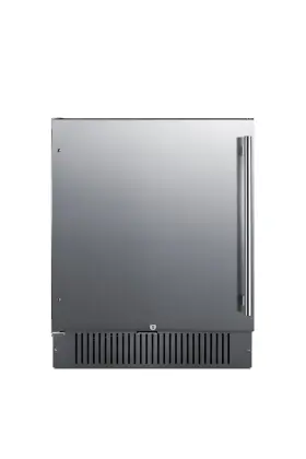 Ff27bsslhd Summit 27 Inch Wide Built-in Undercounter All-refrigerator With Stainless Steel Door Bl