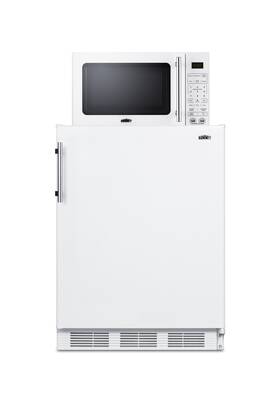 Summit Mrf661wa Microwave/refrigerator-freezer Combination With Allocator
