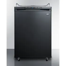 Sbc635mnk Summit Freestanding Residential Beer Dispenser In Black Auto Defrost With Digital Ther