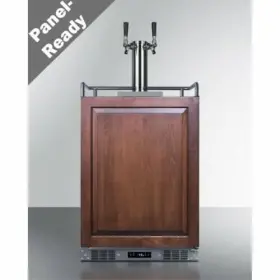 Kegerator-sbc682pnrtwin Summit Sbc682pnrtwin 24 Inch Wide 5.6 Cu. Ft. Double Tap