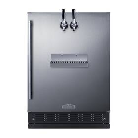 Summit Sbc7brsfrtp 24 Inch Wide Front Tap Built-in Beer Kegerator