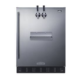Summit Sbc7brsfrtpcfada 24 Inch Wide Front Tap Built-in Cold Brew Coffee Kegerator Ada-compliant