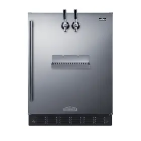Sbc7brsfrtpcfada Summit 24 Inch Wide Front Tap Built-in Cold Brew Coffee Kegerator Ada-compliant