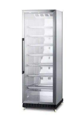 Scr1401ricss Summit 24 Inch W 12.6 Cu. Ft. Merchandiser - Stainless Steel