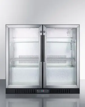 Scr7012db Summit Scr7012d 36 Inch W 7.4 Cu. Ft. Freestanding Merchandiser - Stainless Steel