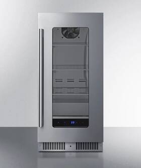 Summit Sdhg1533 15 Inch Stainless Steel Built-in Beverage Center -