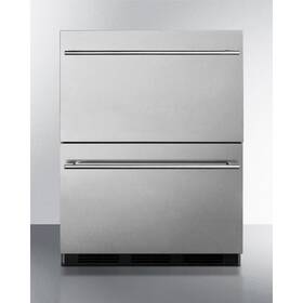 Summit Sp6dbs2d7 24 Inch Built In 2-drawer Undercounter Commercial Refrigerator