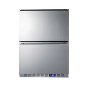 Spr627os2d Summit Stainless Steel 3.4 Cu. Ft. Double Drawer Outdoor Refrigerator