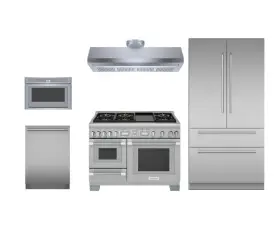 Prd48wdsgu Thermador 42 Inch Refrigerator 48 Range Hood 24 Dishwasher And Drawer Microwave