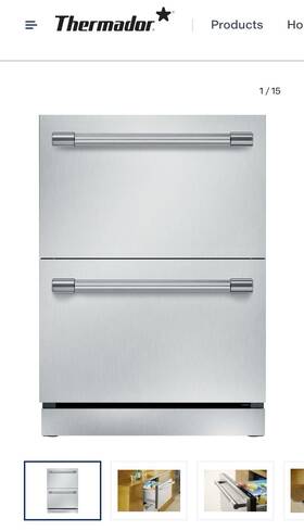 Thermador T24ur920ds Under-counter Refrigerator Brand New