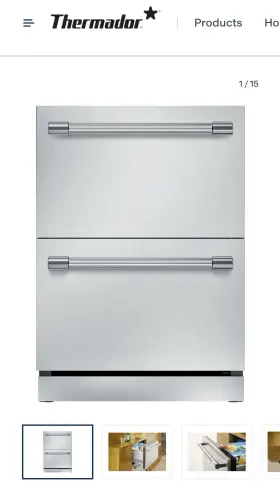 T24ur920ds Thermador Under-counter Refrigerator Brand New