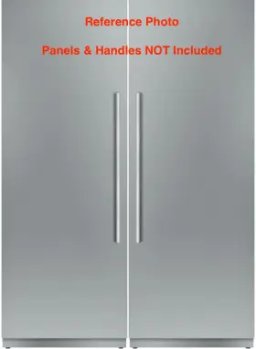 T30ir905sp Thermador Freedom Collection 60 Inch Side-by-side Column Refrigerator And Freezer Set