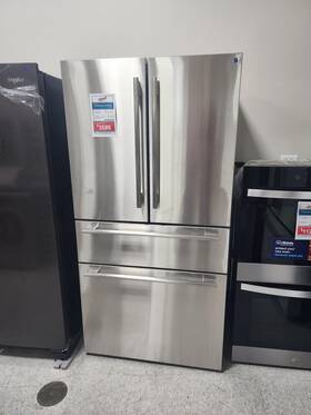 Thermador T36fl810ns T36fl810ns-22-1633-thermador 36 Inch Freestanding Cab Depth 4 Door Fridge Ss Display