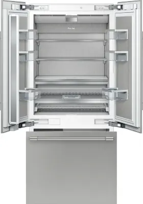 T36it905np Thermador Freedom 36 Inch Built-in French Door Bottom Freezer Panel Ready