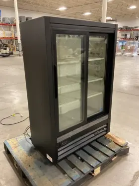 Gdm-33ssl-54em True Sliding Glass Door Refrigerated Merchandiser 54 Inch H X 36 W 18 Deep