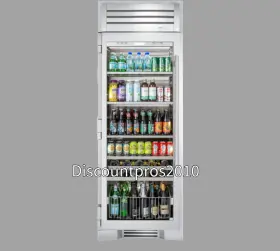 Tr-30bev-l-sg-c True Residential 30 Inch Beverage Refrigerator Column Display