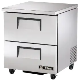 Tuc-27f-d-2-hc True S/s 2-drawer 6.5 Cu Ft Undercounter Freezer