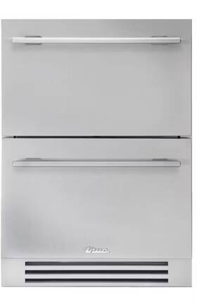 True Tur24dopcdsk027h01 - 24 Inch Solid Stainless Door Uc Fridge Drawer Matte Black Brass