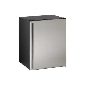 U-ada24rs-13b U-line 24 Inch Stainless Steel Compact Refrigerator Ada Compliant