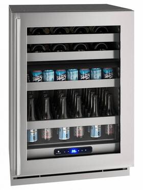 U-line Uhbd524sg01a U-line 5 Class 24 Inch Dual Zone Beverage Center