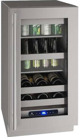 U-line Uhbv518-sg41a Uline 18 Inch Undercounter Beverage Center Stainless Rh With Lock