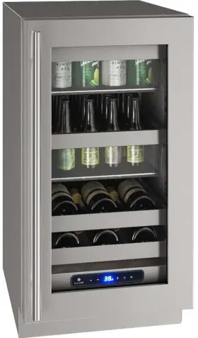 Uhbv518-sg41a U-line Uline 18 Inch Undercounter Beverage Center Stainless Rh With Lock