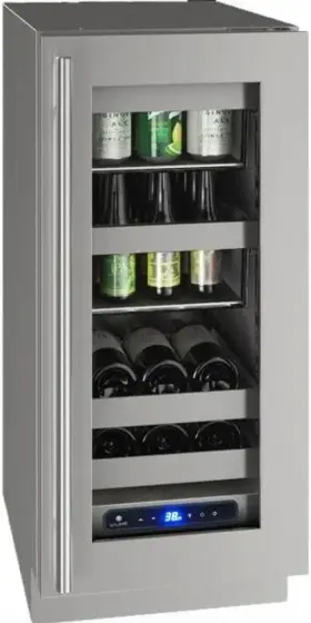 Uhbv518sg01a U-line 18 Inch Stainless Steel Undercounter Beverage Center -