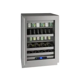 Uhbv524-sg01a U-line 24 Inch Stainless Steel Beverage Center