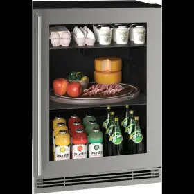 Uhre124sg81a U-line 24 Inch Stainless 5.7 Cu. Ft. Compact Refrigerator Nib #155795
