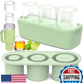 B0cxfdb8xc Ukulork 3 Pcs Cylinder Silicone Ice Cube Tray For 30-40oz Tumblers - Slow Melt Design