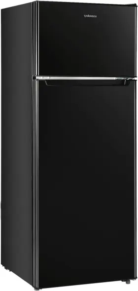Upstreman 445024313348 7.7 Cu.ft. Refrigerator With Freezer Double Door Adjustable Therm