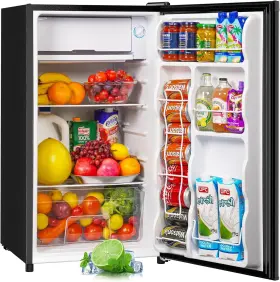 Sr321 Upstreman 3.2 Cu.ft Mini Fridge With Freezer Single Door