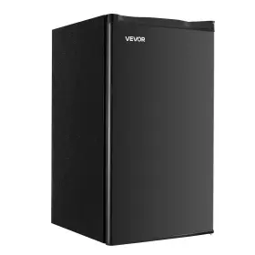 Bc-90u-e Vevor Mini Fridge 3.2 Cu.ft Single Door Compact Small Refrigerator Dorm Black