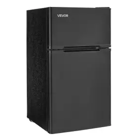 Bcd-87 Vevor 3.2 Cu.ft Mini Fridge With Freezer - Dual Door Compact Refrigerator Black