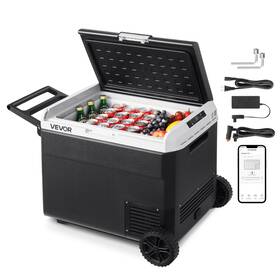 Vevor Mcd60d1 12v Car Refrigerator Portable Freezer 63.4 Quart Electric Cooler For Camping