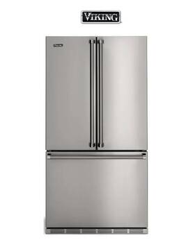 Viking 800284050292 Vikingrvffr336ss 36 In Wide 19.86 Cu. Ft. Counter Depth French Door Refrigerator