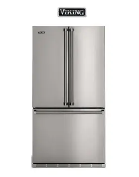 Vikingrvffr336ss Viking 800284050292 36 In Wide 19.86 Cu. Ft. Counter Depth French Door Refrigerator