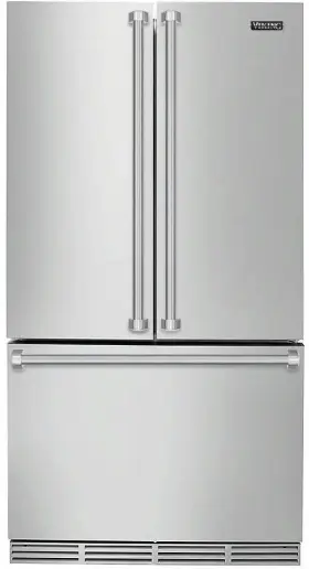 Rvrf336ss Viking 3 Series 36 Inch Counter Depth French Door Refrigerator S.s