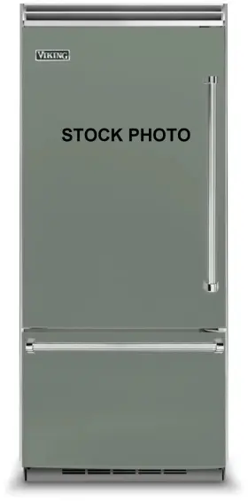 Vcbb5363eleu Viking Open Box 36 Inch Refrigerator Bottom Freezer Left Hinge In Eucalptus