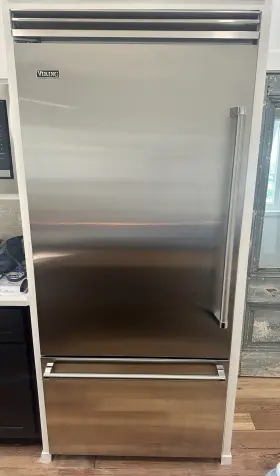 Vcbb5363elss01 Viking 36 Inch Cabinet Depth Refrigerator Stainless Steel