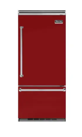 Vcbb5363erar Viking 36 Inch Bottom-freezer Refrigerator 5 Series Apple Red