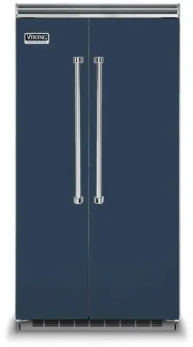 Vcsb5423sb Viking 42 Inch Side By Refrigerator Slate Blue New In Box