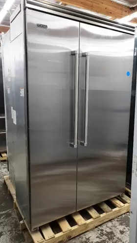 Vcsb5483ss Viking Pre-owned 2023 48 Inch Side By Stainless Steel Refrigerator