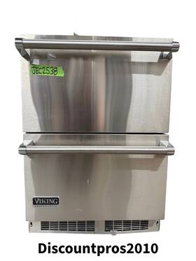 Viking Vdui5240dss 24 Inch Undercounter Refrigerator Drawer Unit Open Box