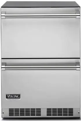 Vdui5241dss Viking 5 Series 24 Inch Undercounter Refrigerator Drawers -