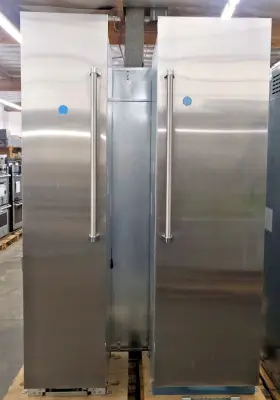 Vri7240wrss Viking 42 Inch Column Set 24 Refrigerator And 18 Freezer Stainless