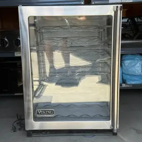 Vuwc140 Viking 24 Inch Wine Cooler Fridge Stainless Steel Door- Used