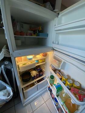 Westinghouse Wrt1g3ew1 Refrigerator White-westinghouse Made By Electrolux Over 6 Feet Talltop Freezer